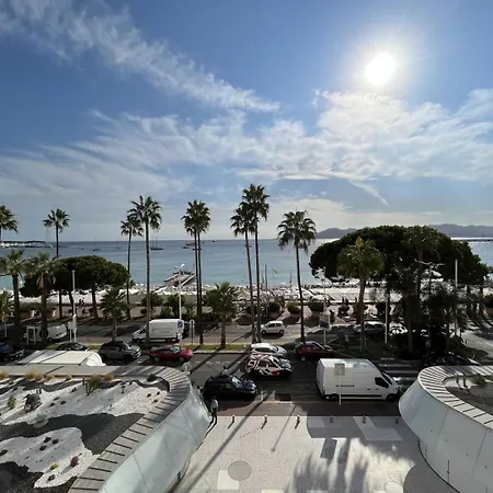 204 - La Croisette - Face Avec Balcon 아파트 칸느